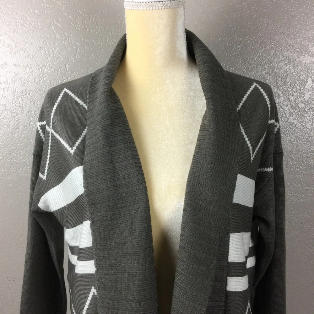 Ya Los Angeles Tribal Kimono Open Long Cardigan